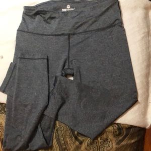 gray yoga pants